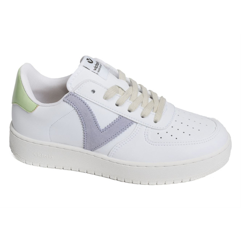 1258201 Blanc Violet, Sneakers basses Victoria