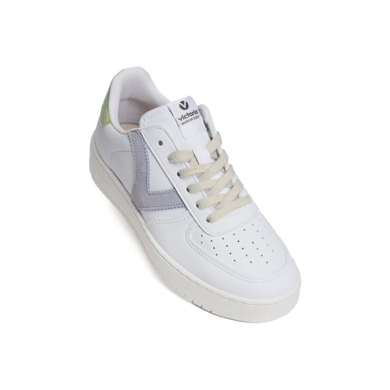 1258201 Blanc Violet, Sneakers basses Victoria