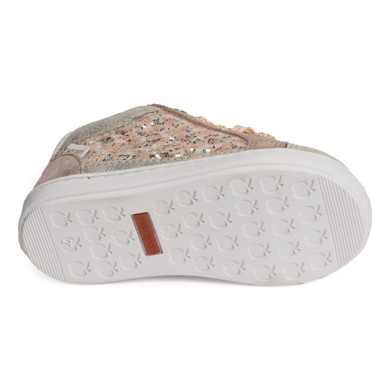 BOUBA CONNECT GIRL Rose Or, Chaussures à Lacets Shoopom