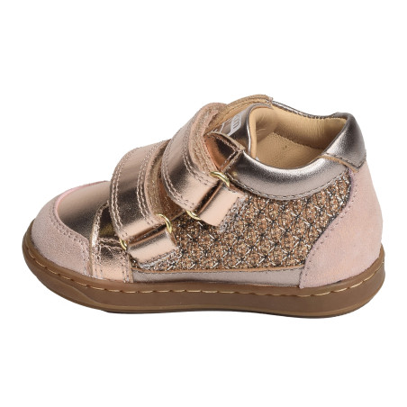 BOUBA EASY CONNECT Rose Clair, Chaussures à Scratch Shoopom