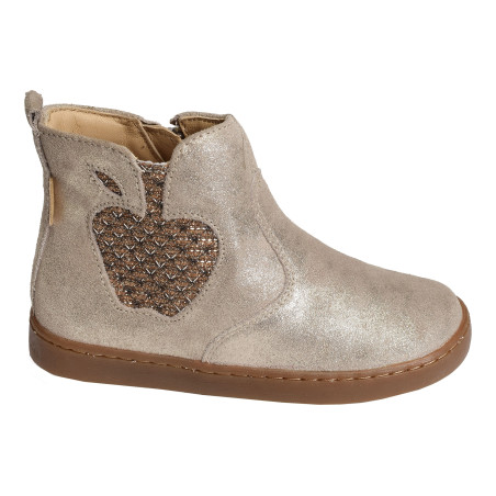 PLAY NEW APPLE Taupe Platine, Chelsea boots Shoopom