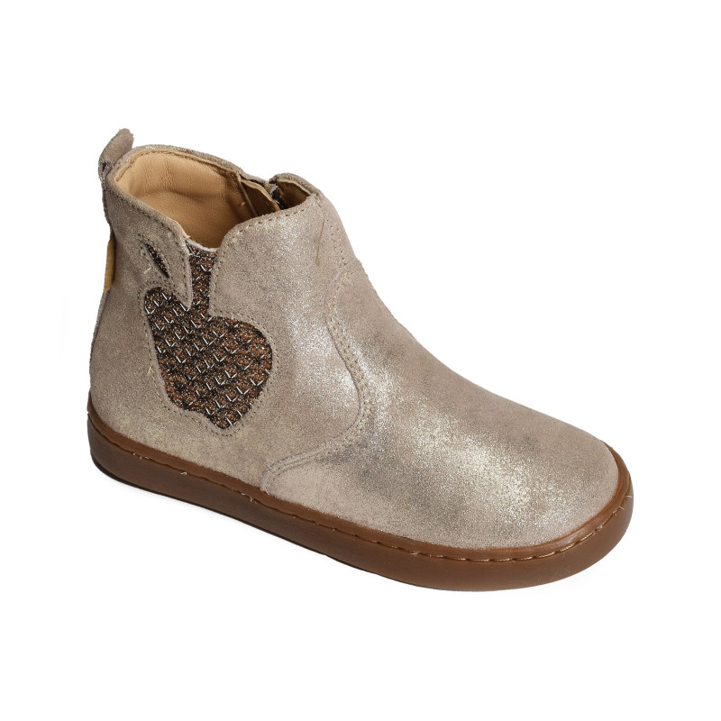 PLAY NEW APPLE Taupe Platine, Chelsea boots Shoopom