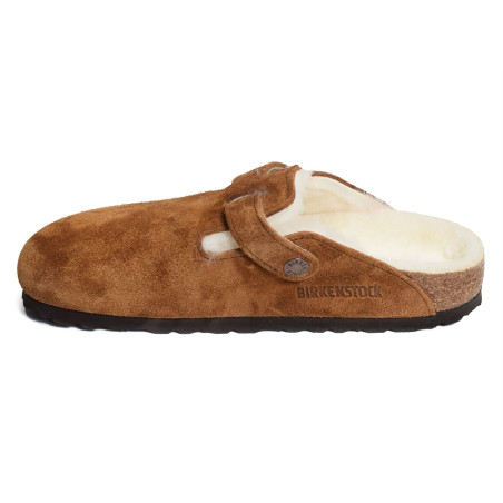 BOSTON SHEARLING W Camel, Sabots Birkenstock