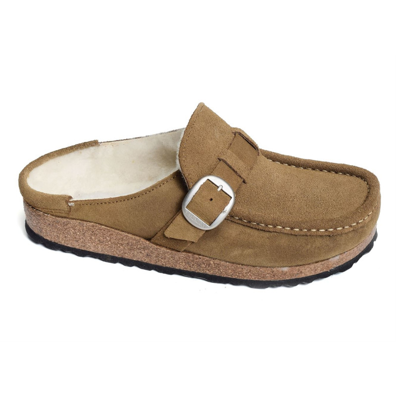 BUCKLEY SHEARLING Marron, Sabots Birkenstock