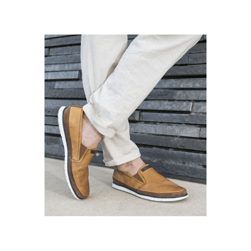 CROONER AEY60 Cognac, Mocassins Bugatti