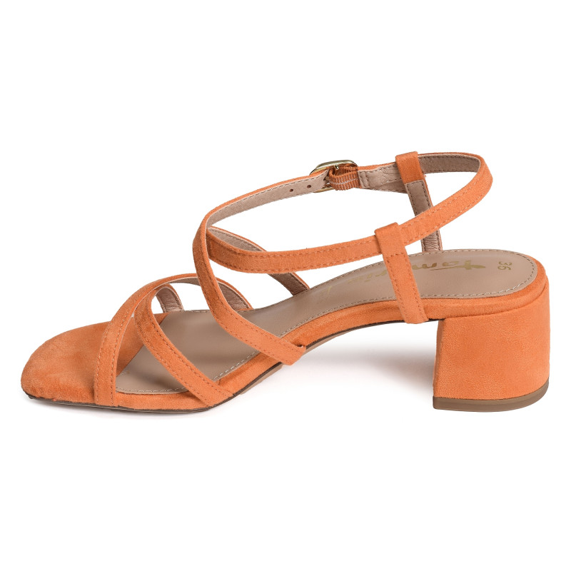 28204 Orange, Nu-Pieds à talon Tamaris