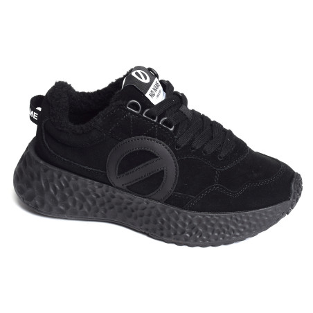 CARTER JOGGER Noir Noir, Baskets running No Name