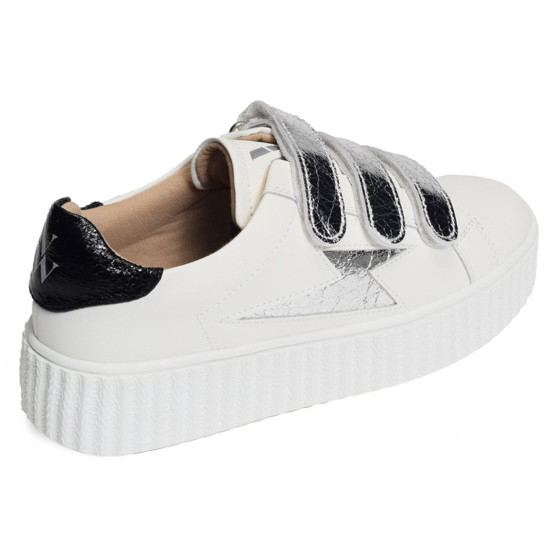 MARILOU Blanc Argent, Sneakers basses Vanessa Wu