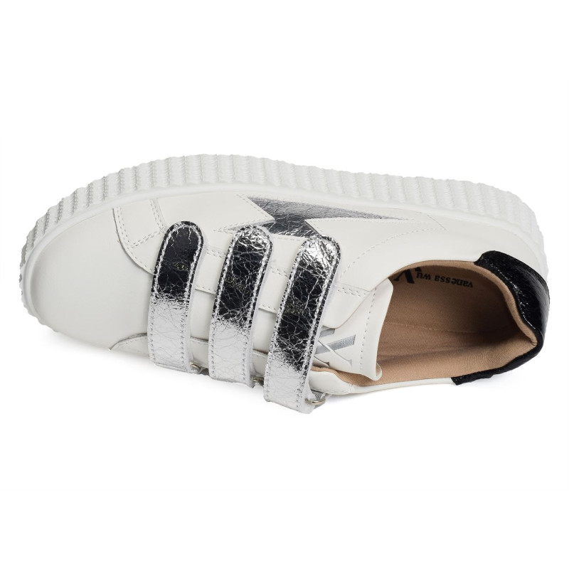 MARILOU Blanc Argent, Sneakers basses Vanessa Wu