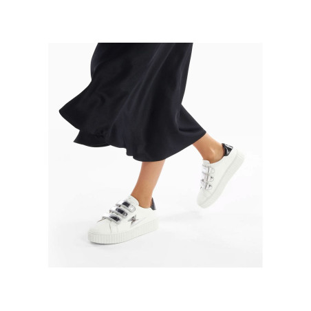 MARILOU Blanc Argent, Sneakers basses Vanessa Wu