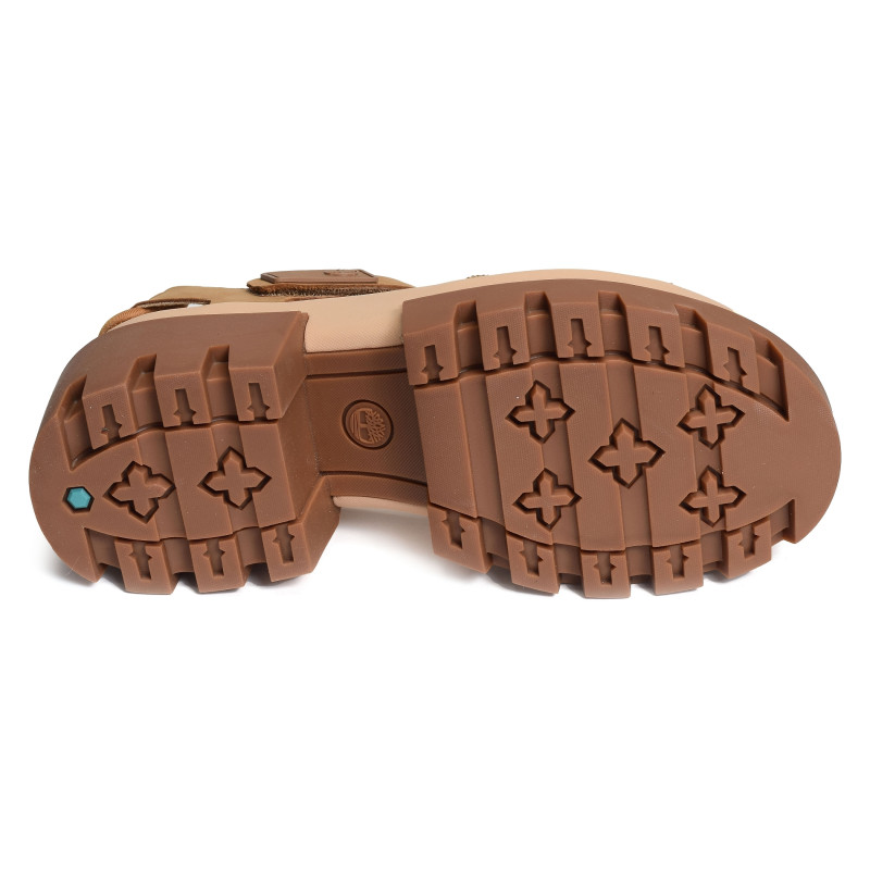 EVERLEIGH ANKLE STRAP Camel, Nu-Pieds à talon Timberland