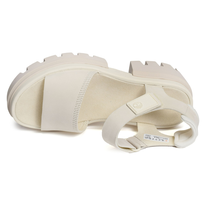 EVERLEIGH ANKLE STRAP Blanc, Nu-Pieds à talon Timberland