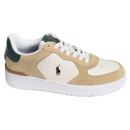 MASTERS COURT Beige Vert, Sneakers basses Polo Ralph Lauren