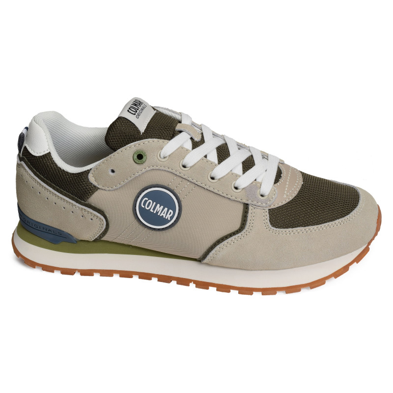 TRAVIS BLOCK Beige Kaki, Baskets running Colmar