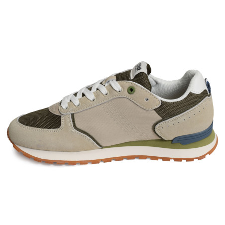 TRAVIS BLOCK Beige Kaki, Baskets running Colmar