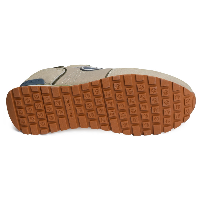 TRAVIS BLOCK Beige Kaki, Baskets running Colmar