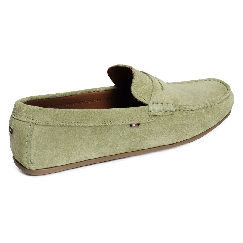 CASUAL HILFIGER SUEDE DRIVER 4998 Olive, Mocassins Tommy Hilfiger