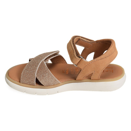 EVI Camel, Sandales plates & Nu-Pieds Bellamy