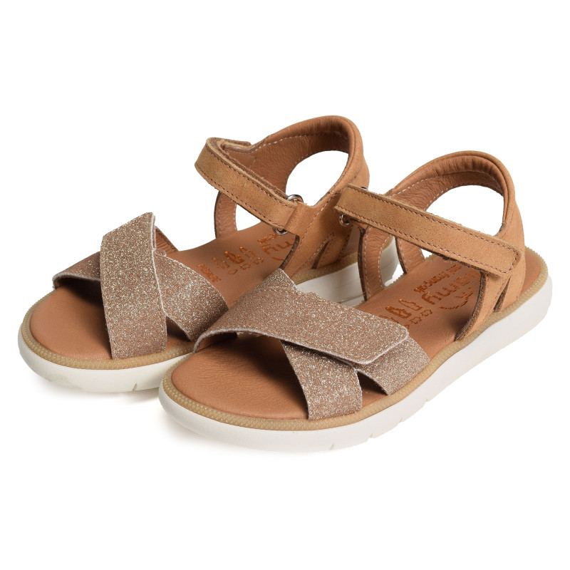 EVI Camel, Sandales plates & Nu-Pieds Bellamy