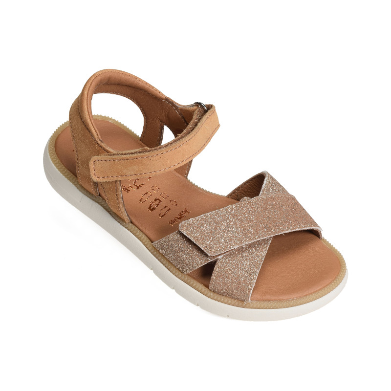 EVI Camel, Sandales plates & Nu-Pieds Bellamy