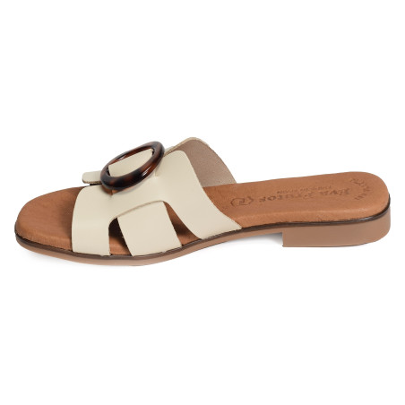 3064 Beige, Mules Eva Frutos