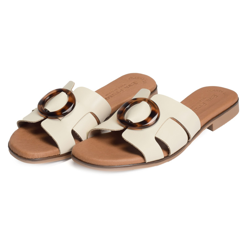 3064 Beige, Mules Eva Frutos