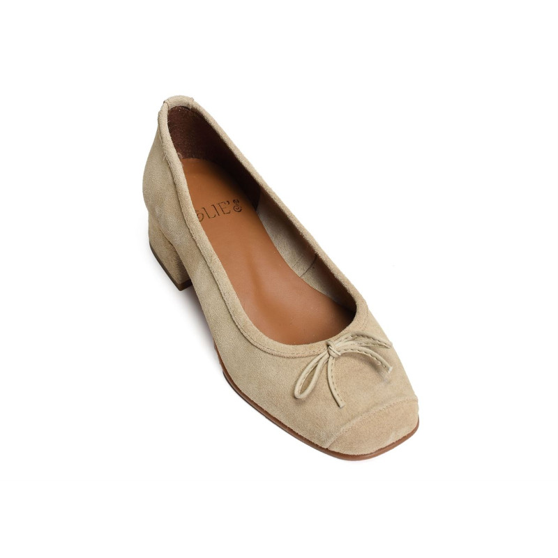 AMARRE Beige, Ballerines Folie's