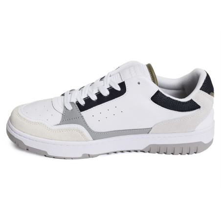 TH BASKET STREET MIX 4695 Blanc, Sneakers basses Tommy Hilfiger