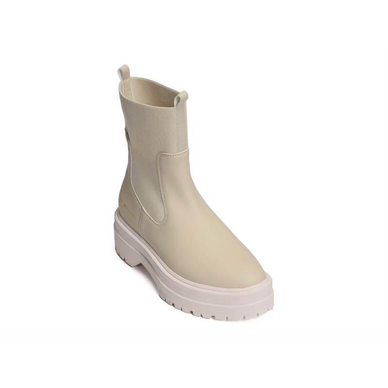 FEMININE SEASONAL UTILITY BOOT 7226 Beige, Chelsea boots Tommy Hilfiger