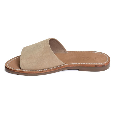 SH300 Beige, Mules Atelier Tropézien