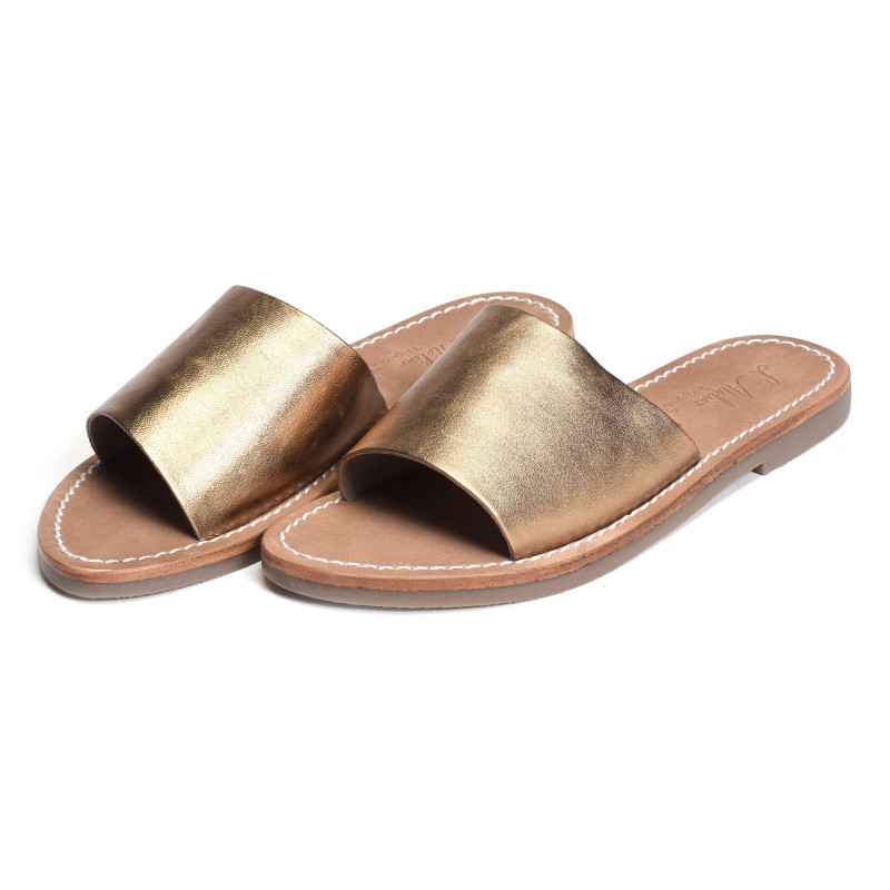 SH300 Bronze, Mules Atelier Tropézien