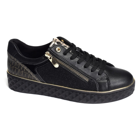 23709 Noir Noir, Sneakers basses Marco Tozzi