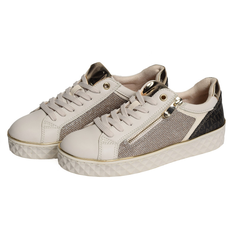 23709 Beige, Sneakers basses Marco Tozzi