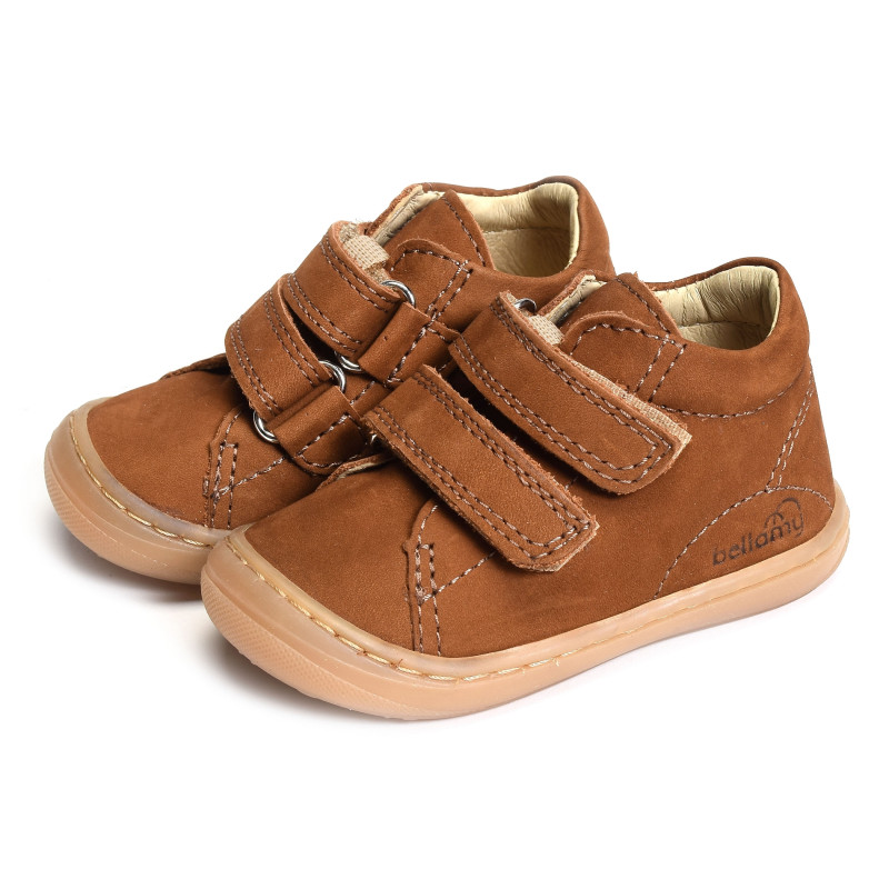 LOULOU Cognac, Chaussures à Scratch Bellamy