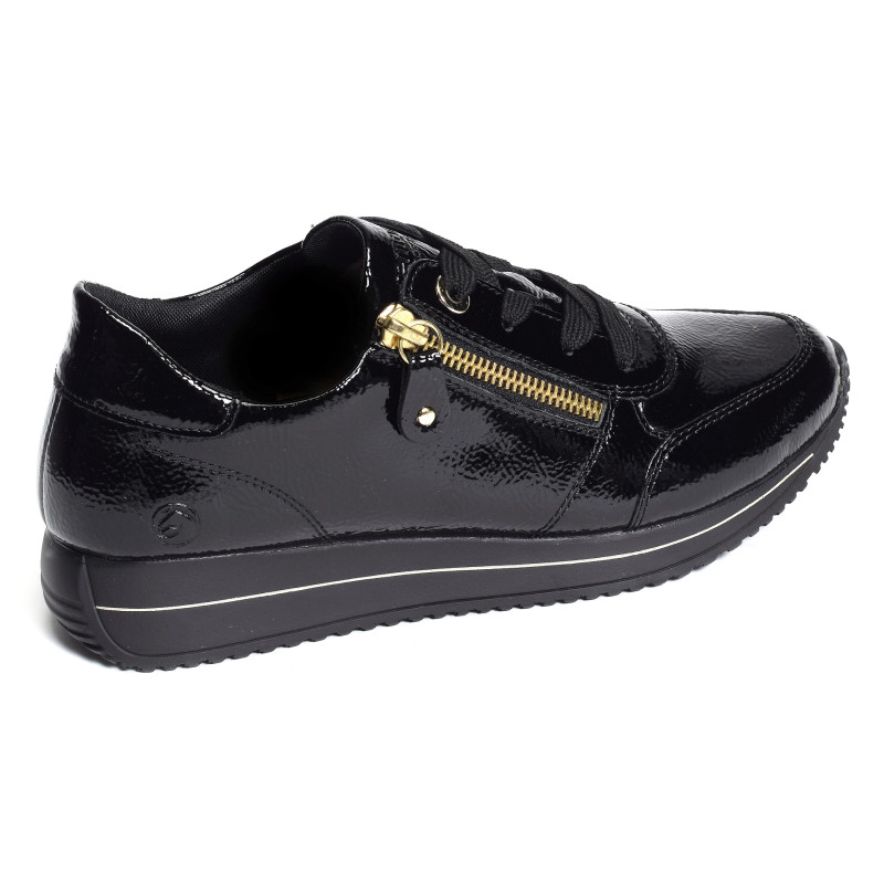 D0H11 Verni Noir, Sneakers basses Remonte