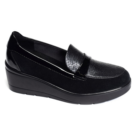 D ILDE B Noir Noir, Mocassins Geox