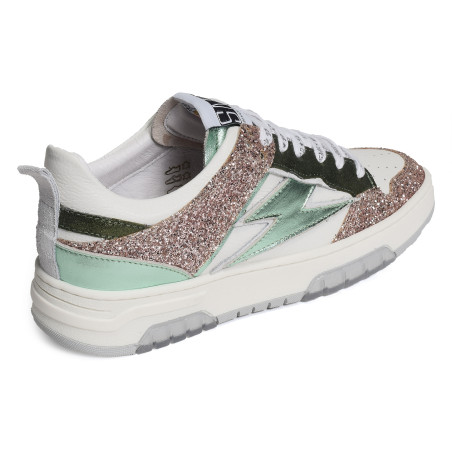 CHITA Blanc Multicolore, Sneakers basses Semerdjian