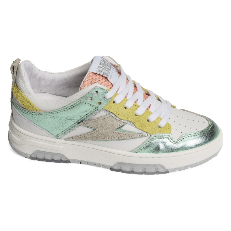 CHITA Blanc Vert, Sneakers basses Semerdjian