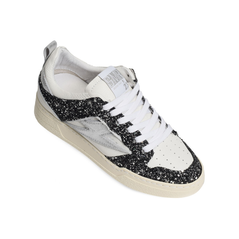 CHITA Blanc Anthracite, Sneakers basses Semerdjian