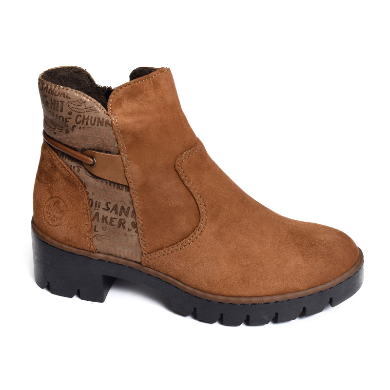 X5755 Camel, Bottines Rieker