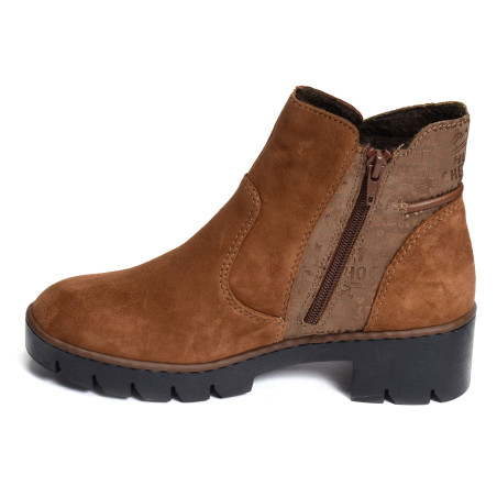 X5755 Camel, Bottines Rieker