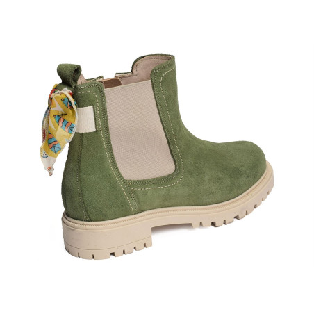 BECKY Vert, Chelsea boots Goodstep