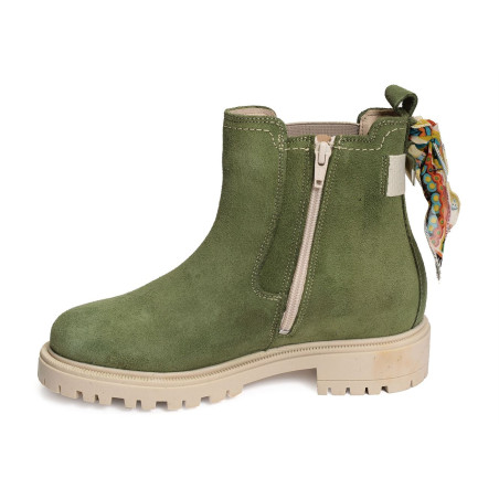 BECKY Vert, Chelsea boots Goodstep