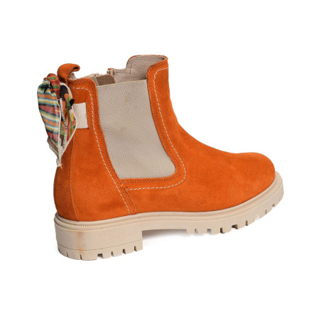 BECKY Orange, Chelsea boots Goodstep