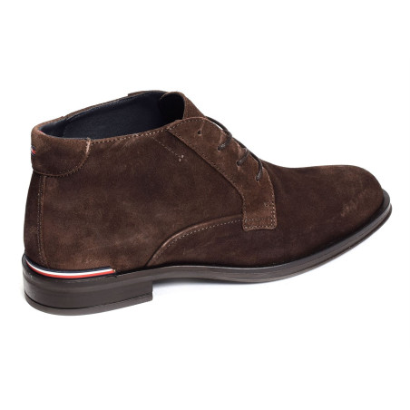 CORE RWB HILFIGER SUEDE L BOOT 4805 Marron, Boots Tommy Hilfiger