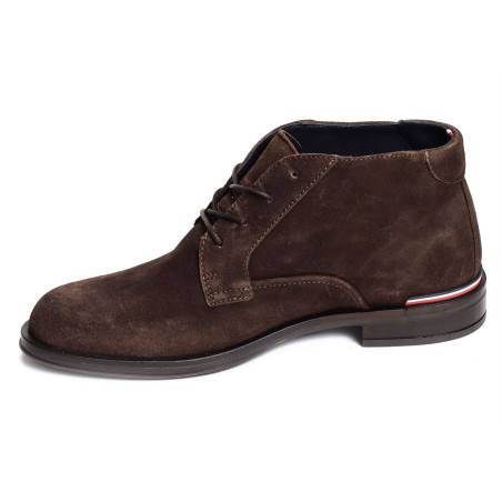 CORE RWB HILFIGER SUEDE L BOOT 4805 Marron, Boots Tommy Hilfiger