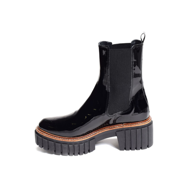 BASEA Verni Noir, Chelsea boots Reqins