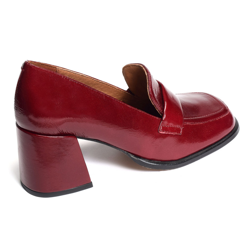 ACDUL 24587 Verni Bordeaux, Mocassins Angel Alarcón