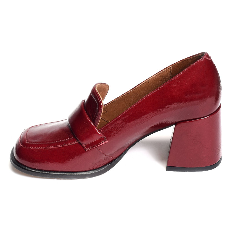 ACDUL 24587 Verni Bordeaux, Mocassins Angel Alarcón