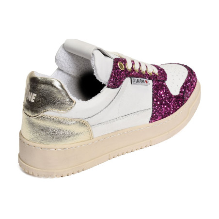 DUBAI W Blanc Fuchsia, Sneakers basses Play One